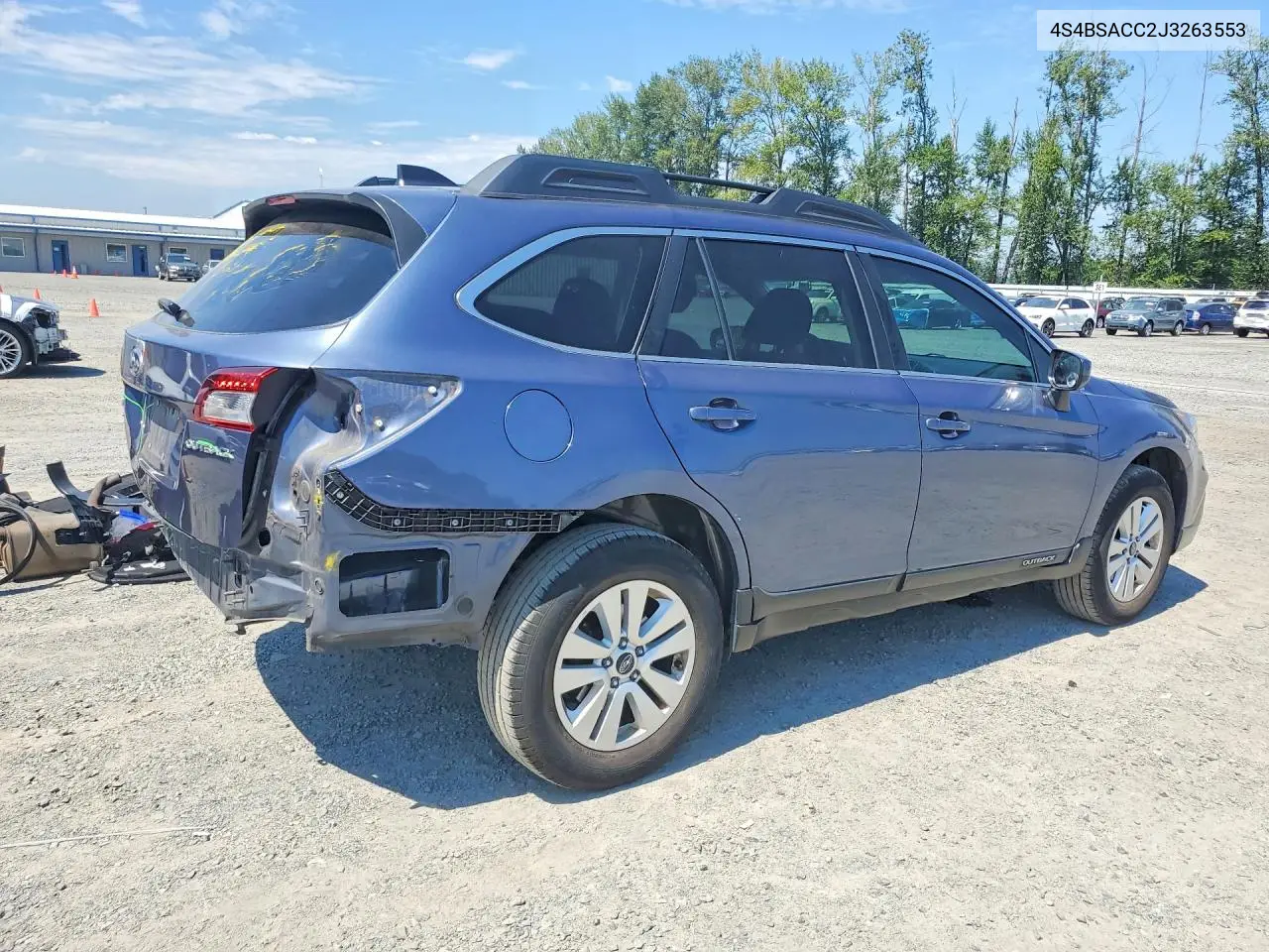 2018 Subaru Outback 2.5I Premium VIN: 4S4BSACC2J3263553 Lot: 62344776