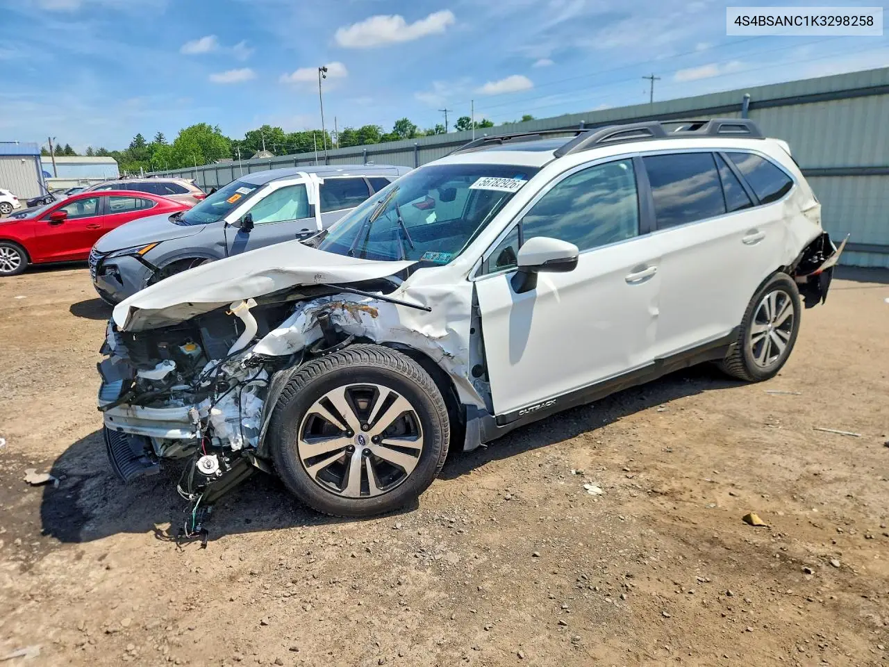 2019 Subaru Outback 2.5I Limited VIN: 4S4BSANC1K3298258 Lot: 56782926