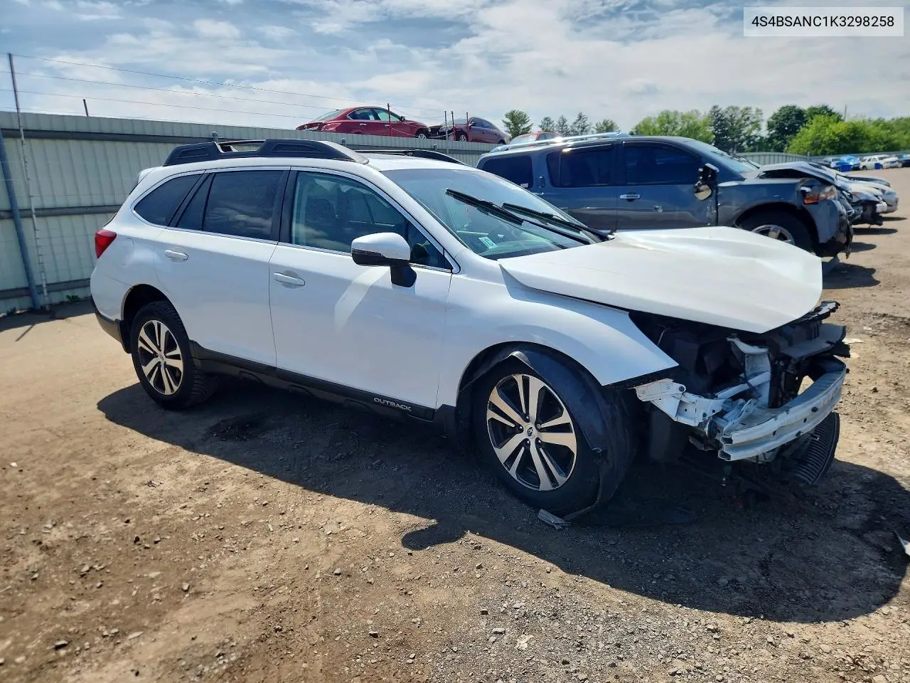 2019 Subaru Outback 2.5I Limited VIN: 4S4BSANC1K3298258 Lot: 56782926