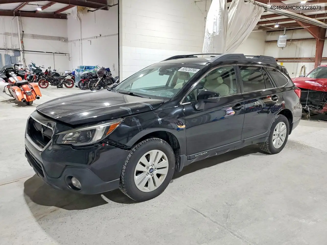 2019 Subaru Outback 2.5I Premium VIN: 4S4BSAHC8K3228073 Lot: 60428356