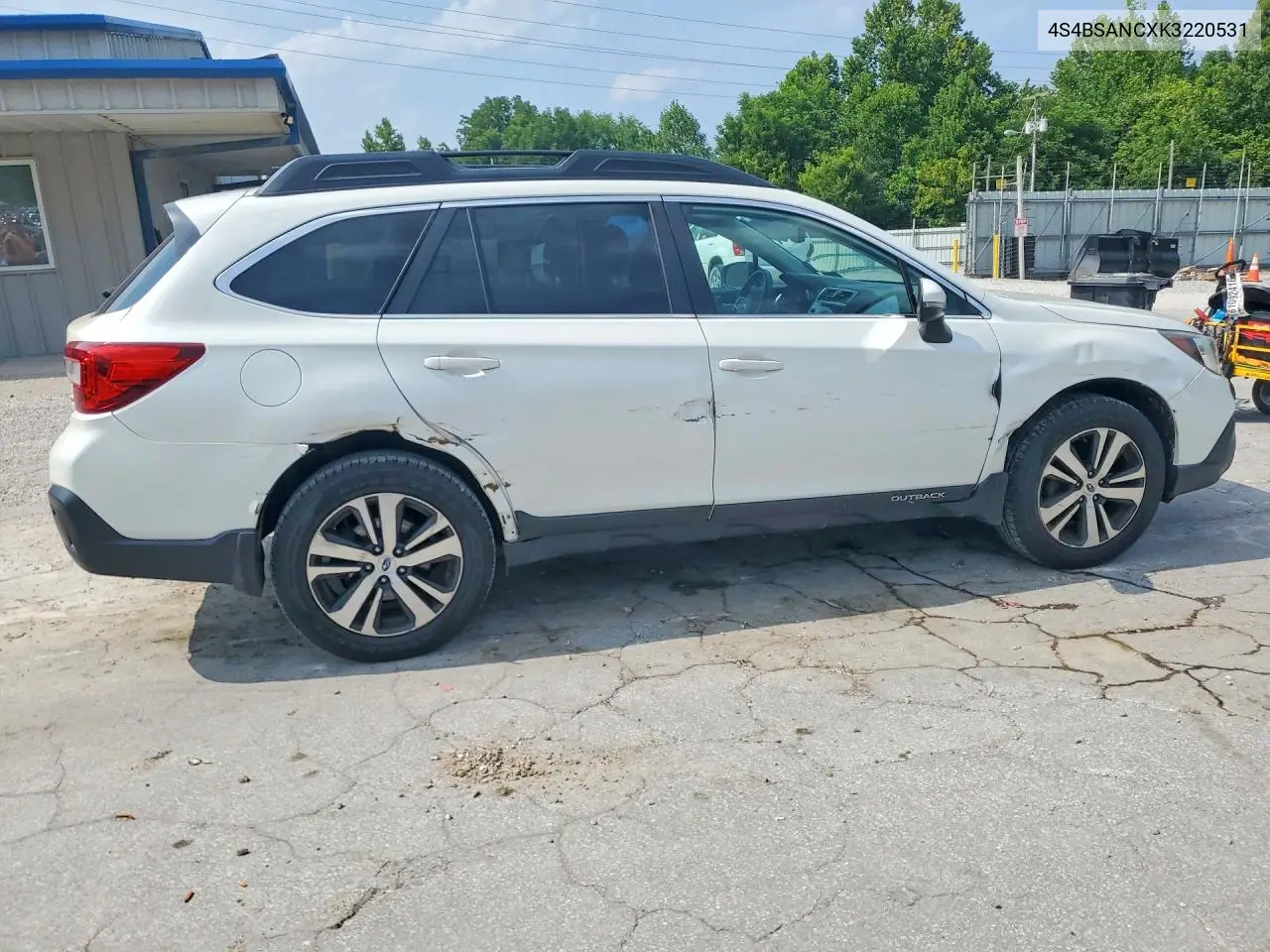2019 Subaru Outback 2.5I Limited VIN: 4S4BSANCXK3220531 Lot: 60756546