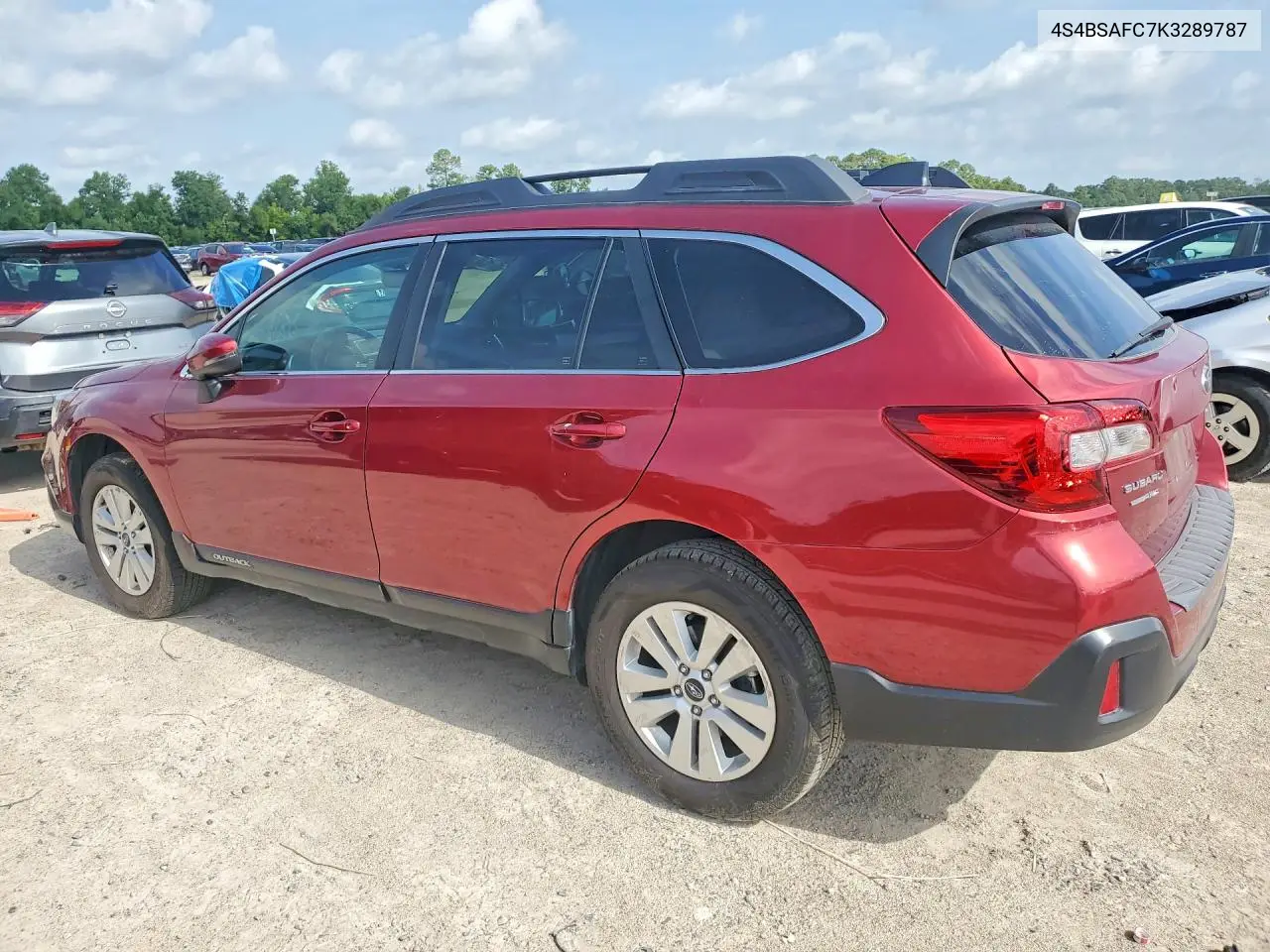 2019 Subaru Outback 2.5I Premium VIN: 4S4BSAFC7K3289787 Lot: 61004096
