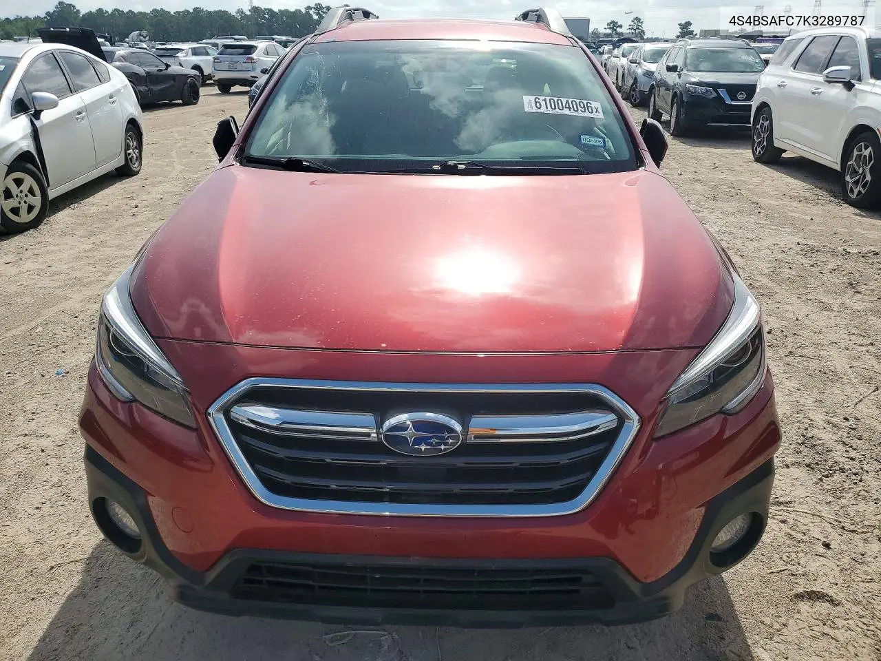 2019 Subaru Outback 2.5I Premium VIN: 4S4BSAFC7K3289787 Lot: 61004096