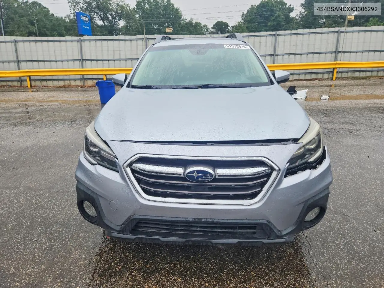 2019 Subaru Outback 2.5I Limited VIN: 4S4BSANCXK3306292 Lot: 61378616