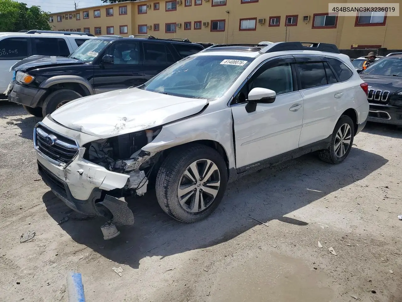2019 Subaru Outback 2.5I Limited VIN: 4S4BSANC3K3236019 Lot: 61408076