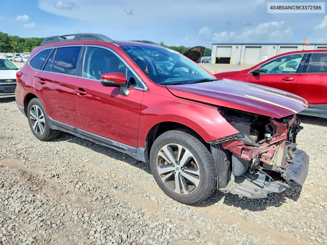 2019 Subaru Outback 2.5I Limited VIN: 4S4BSANC5K3372586 Lot: 61489806