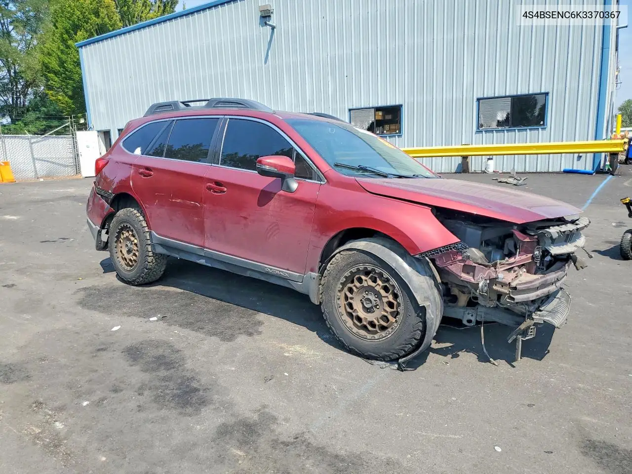 2019 Subaru Outback 3.6R Limited VIN: 4S4BSENC6K3370367 Lot: 61622796