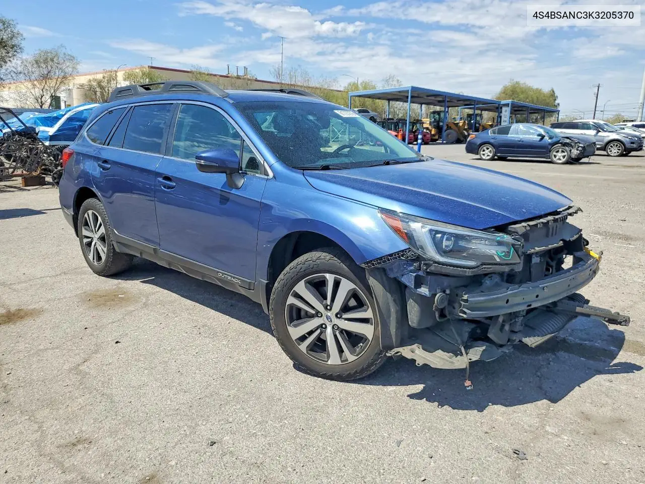 2019 Subaru Outback 2.5I Limited VIN: 4S4BSANC3K3205370 Lot: 61727276