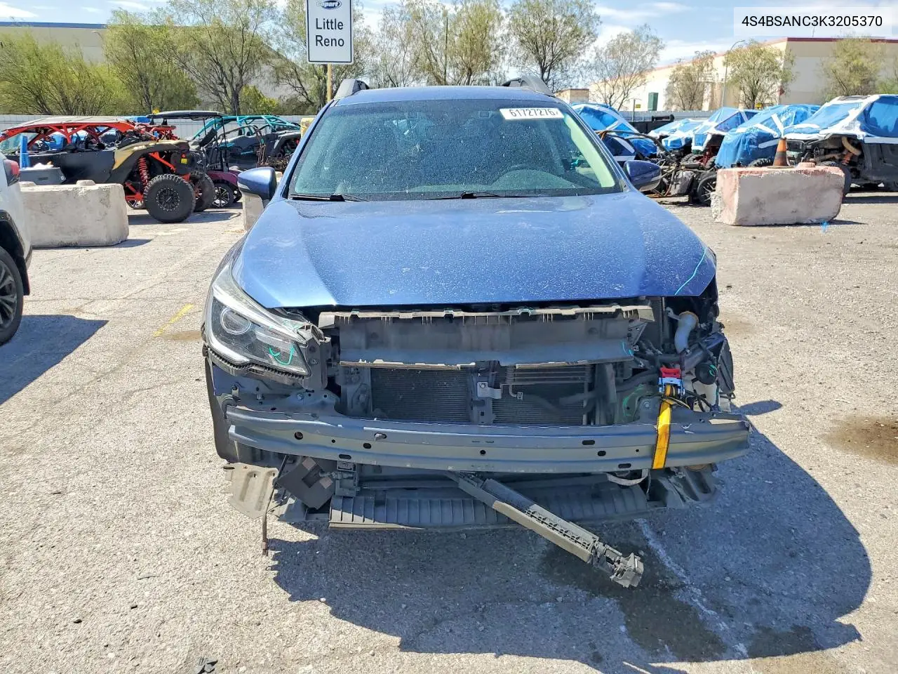 2019 Subaru Outback 2.5I Limited VIN: 4S4BSANC3K3205370 Lot: 61727276