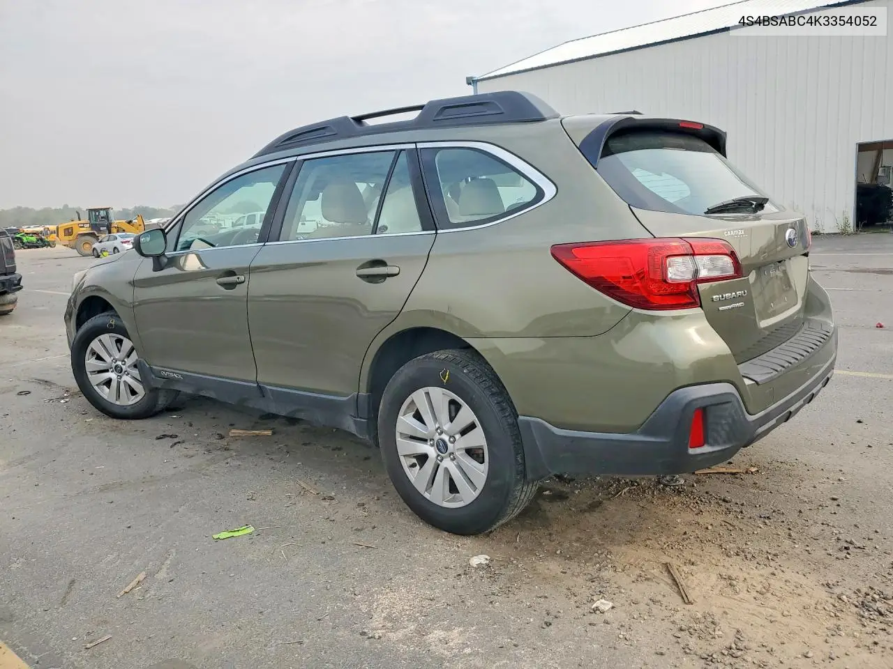 2019 Subaru Outback 2.5I VIN: 4S4BSABC4K3354052 Lot: 61729386