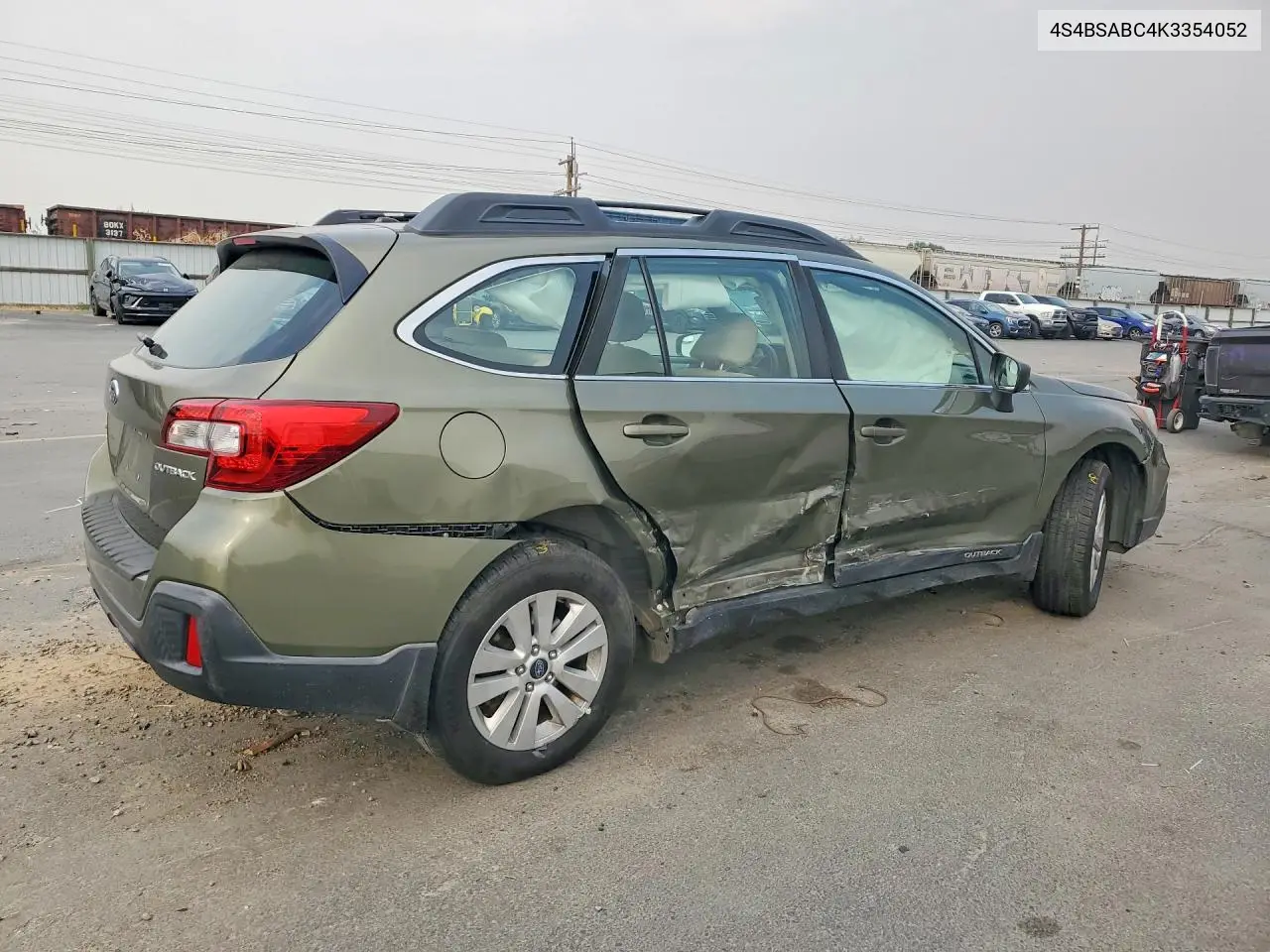2019 Subaru Outback 2.5I VIN: 4S4BSABC4K3354052 Lot: 61729386