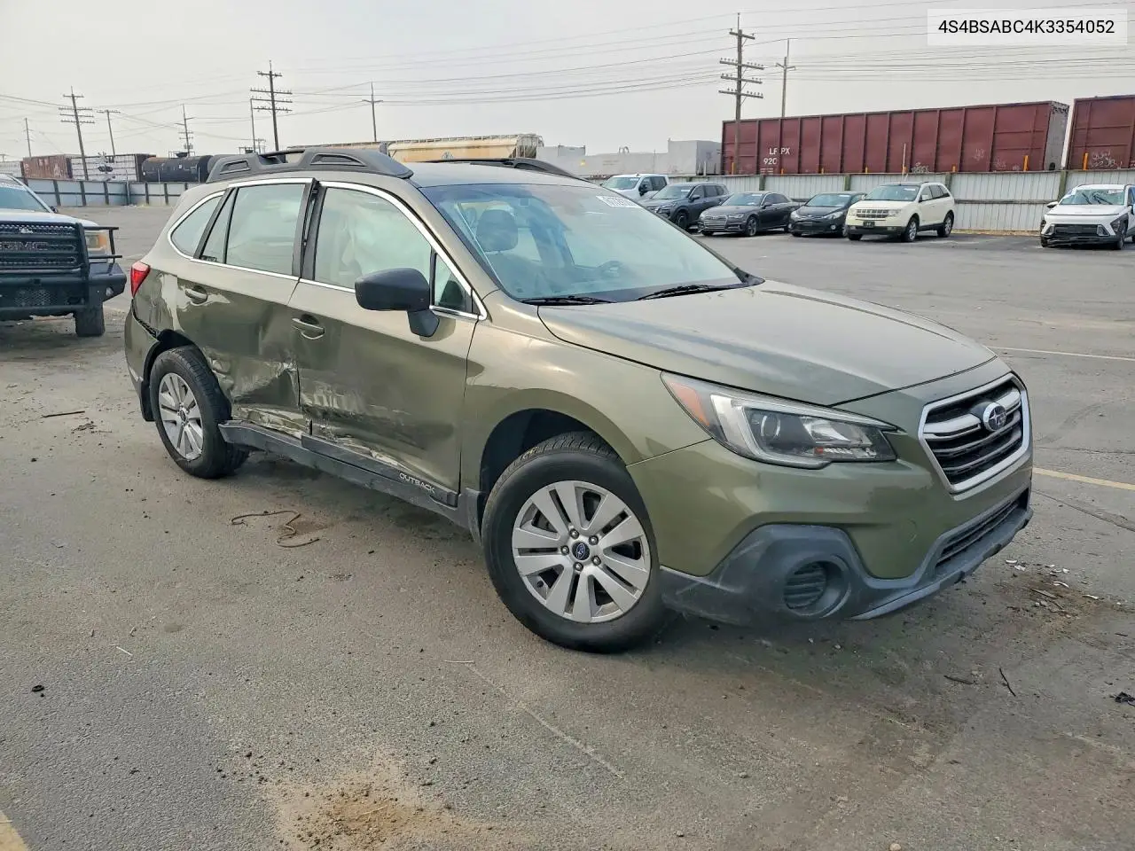 2019 Subaru Outback 2.5I VIN: 4S4BSABC4K3354052 Lot: 61729386