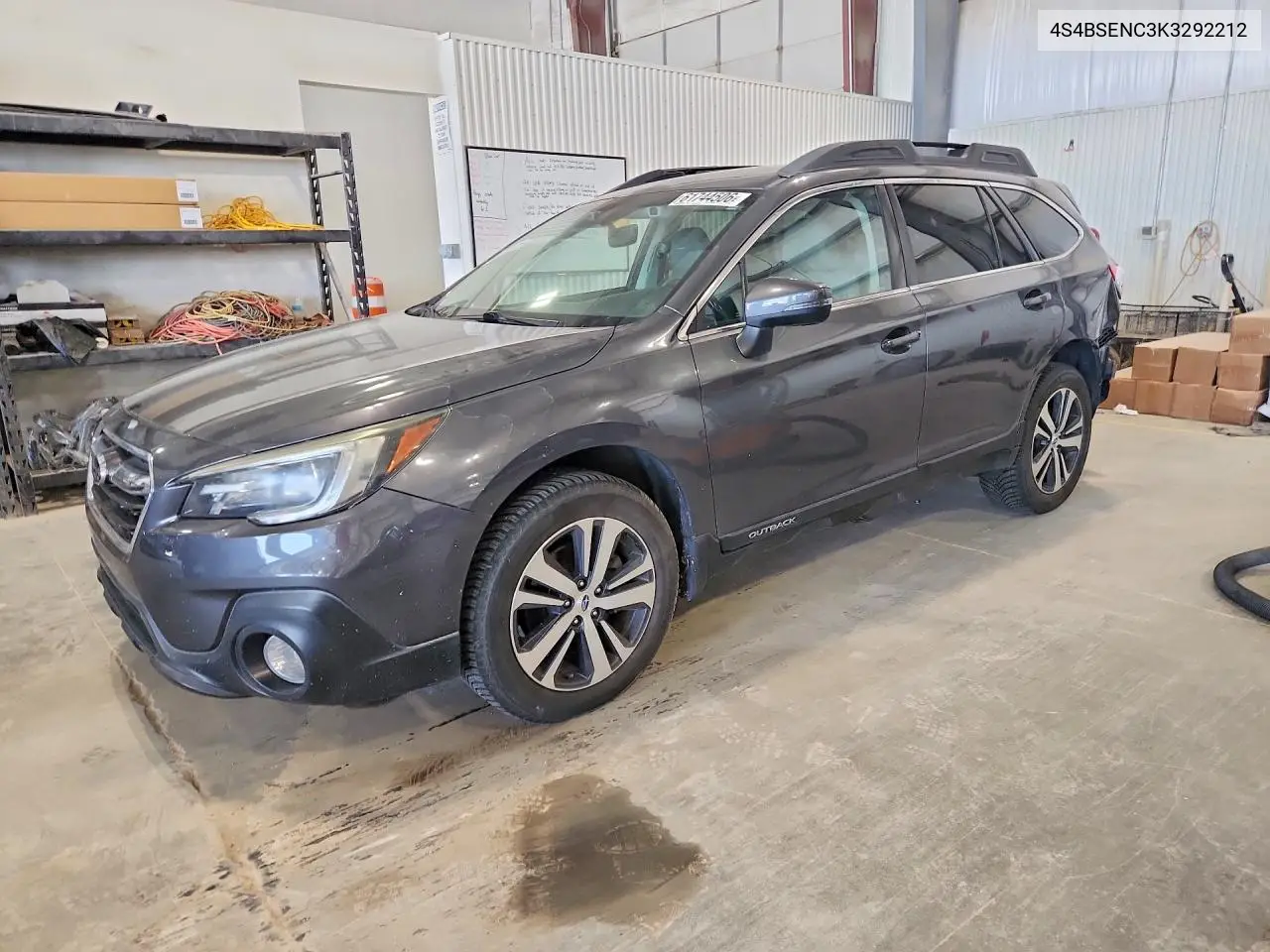 2019 Subaru Outback 3.6R Limited VIN: 4S4BSENC3K3292212 Lot: 61744506