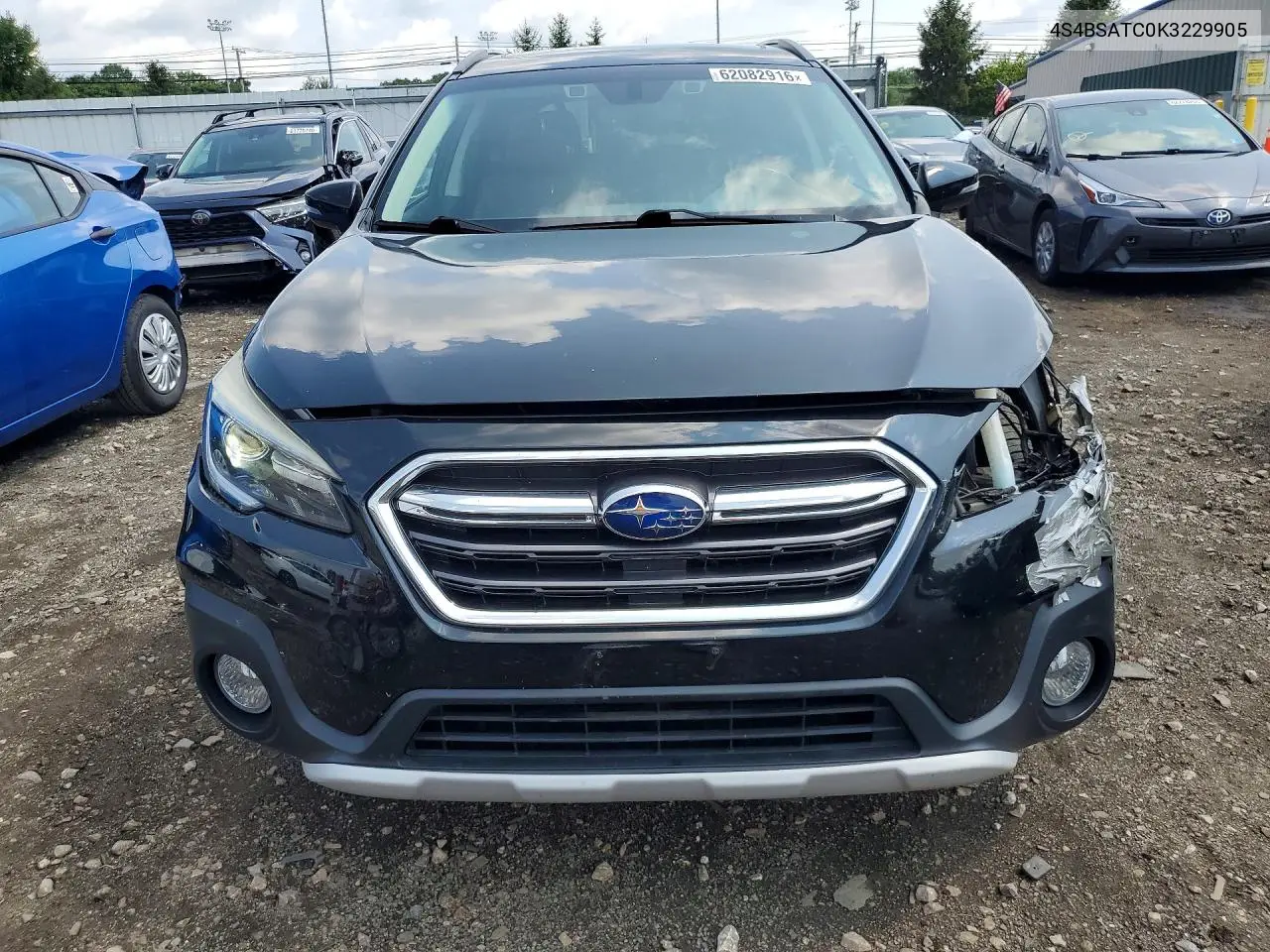 2019 Subaru Outback Touring VIN: 4S4BSATC0K3229905 Lot: 62082916