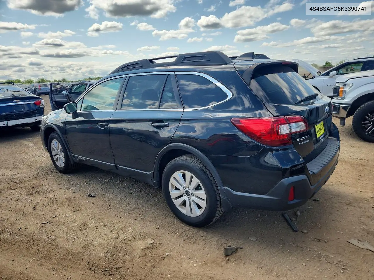 2019 Subaru Outback 2.5I Premium VIN: 4S4BSAFC6K3390741 Lot: 62156266