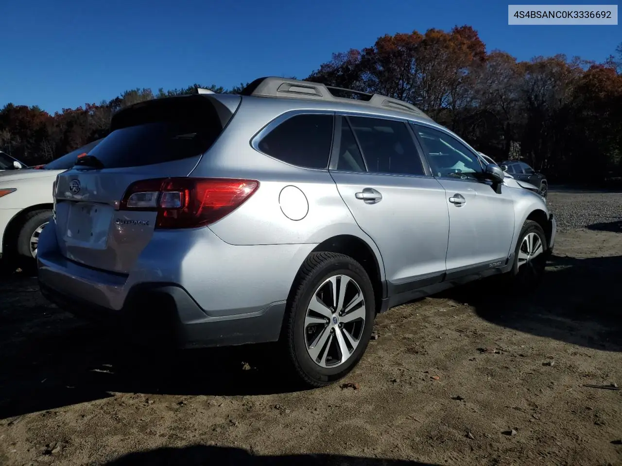 4S4BSANC0K3336692 2019 Subaru Outback 2.5I Limited