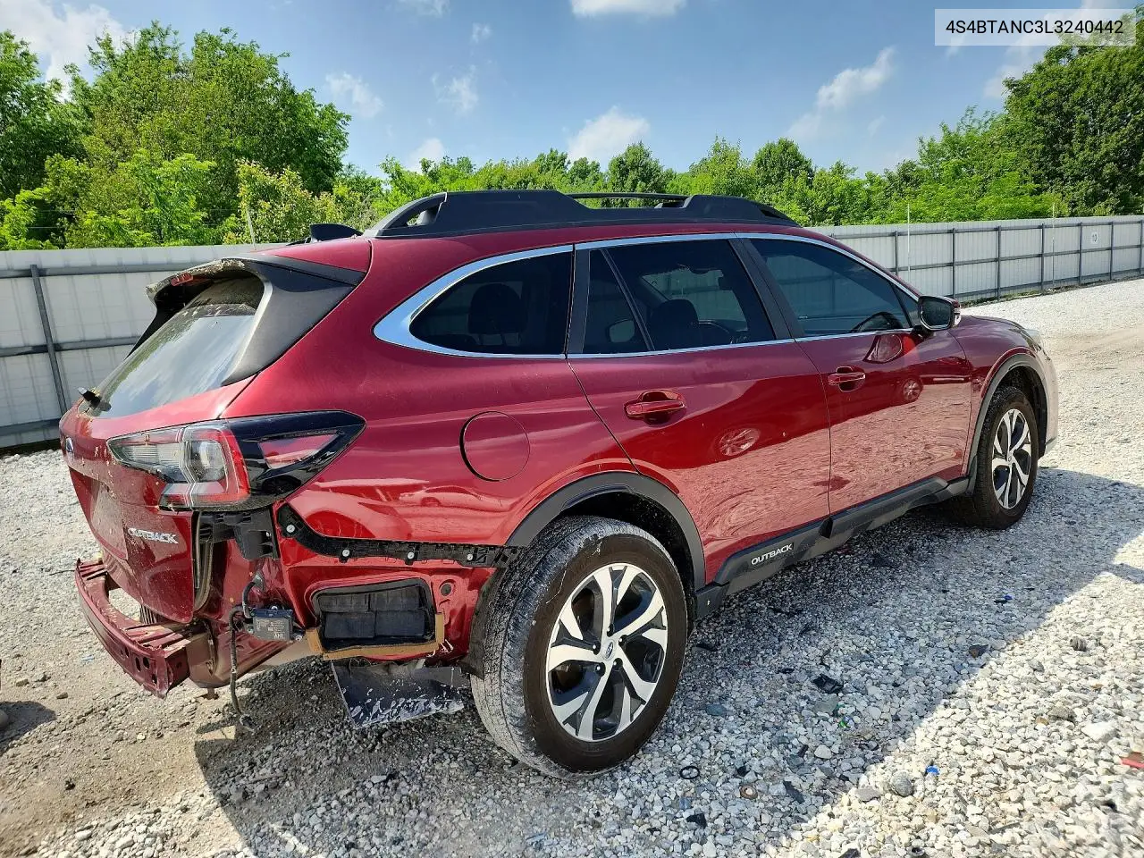 4S4BTANC3L3240442 2020 Subaru Outback Limited