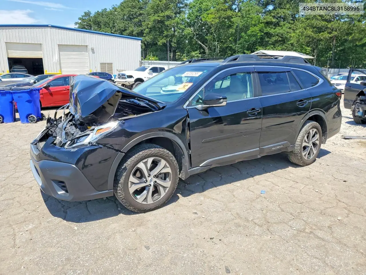 2020 Subaru Outback Limited VIN: 4S4BTANC8L3158996 Lot: 56355266