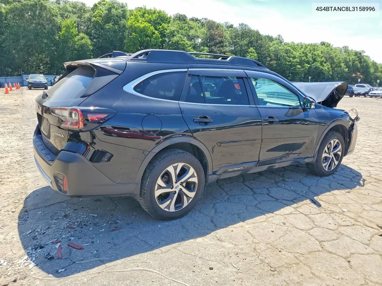 2020 Subaru Outback Limited VIN: 4S4BTANC8L3158996 Lot: 56355266