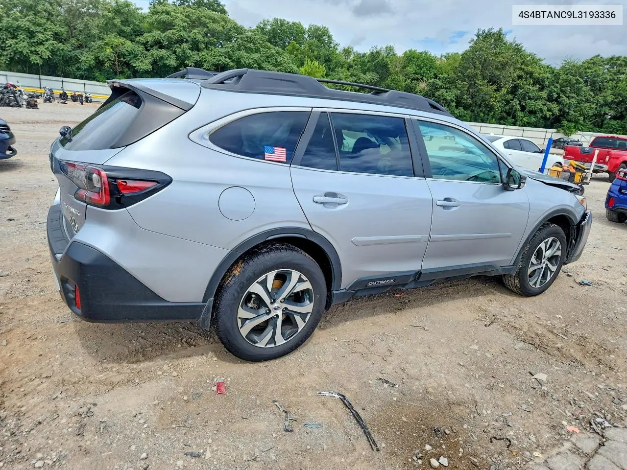 2020 Subaru Outback Limited VIN: 4S4BTANC9L3193336 Lot: 60632546