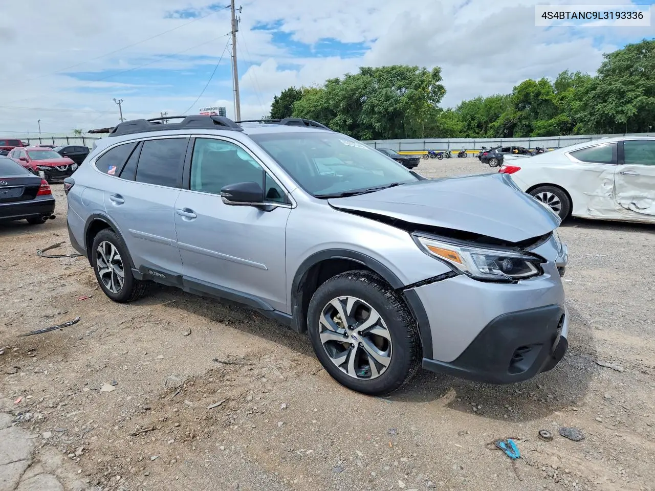 2020 Subaru Outback Limited VIN: 4S4BTANC9L3193336 Lot: 60632546