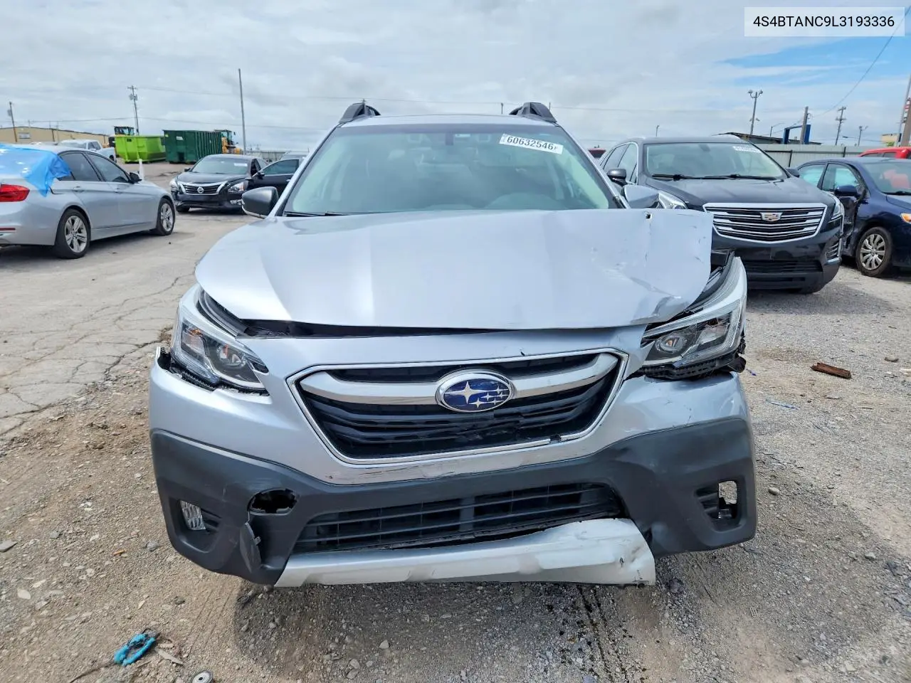2020 Subaru Outback Limited VIN: 4S4BTANC9L3193336 Lot: 60632546