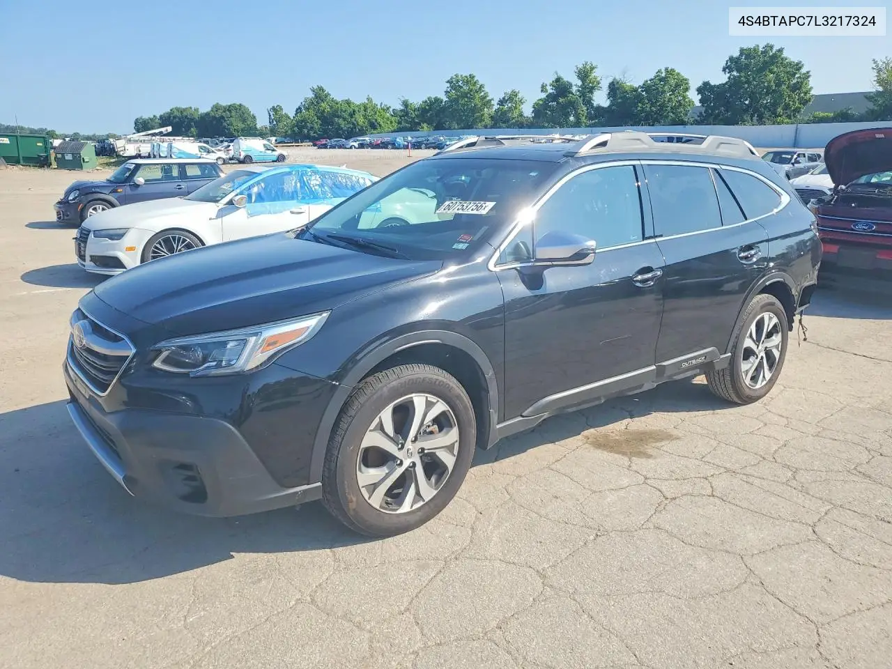 2020 Subaru Outback Touring VIN: 4S4BTAPC7L3217324 Lot: 60753756
