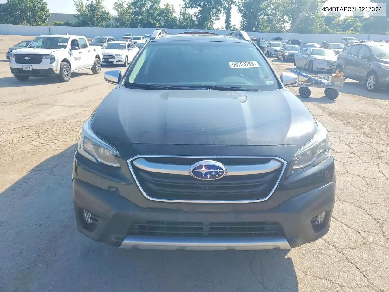 2020 Subaru Outback Touring VIN: 4S4BTAPC7L3217324 Lot: 60753756