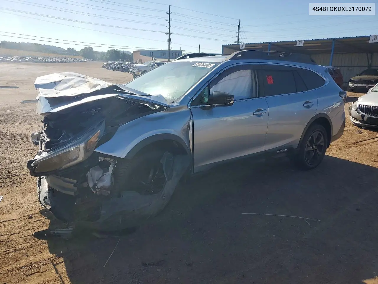2020 Subaru Outback Onyx Edition Xt VIN: 4S4BTGKDXL3170079 Lot: 61026036