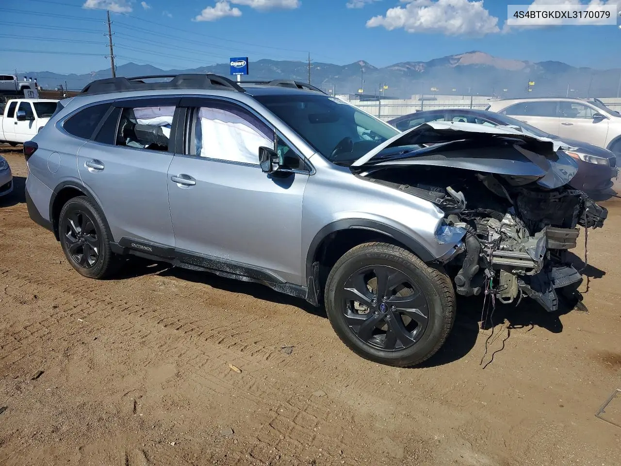 2020 Subaru Outback Onyx Edition Xt VIN: 4S4BTGKDXL3170079 Lot: 61026036