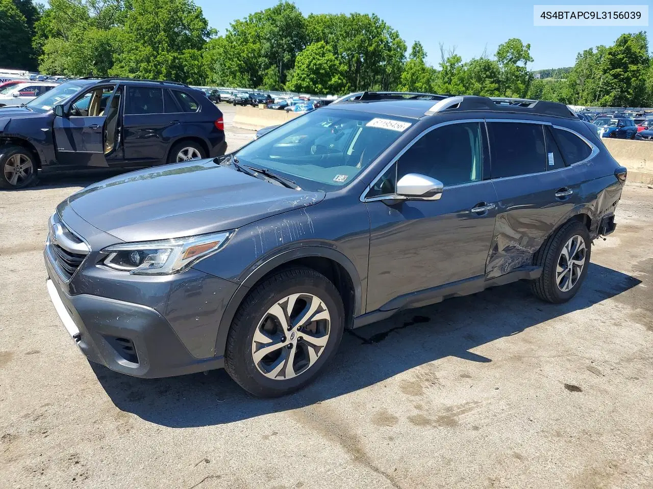 2020 Subaru Outback Touring VIN: 4S4BTAPC9L3156039 Lot: 61195456