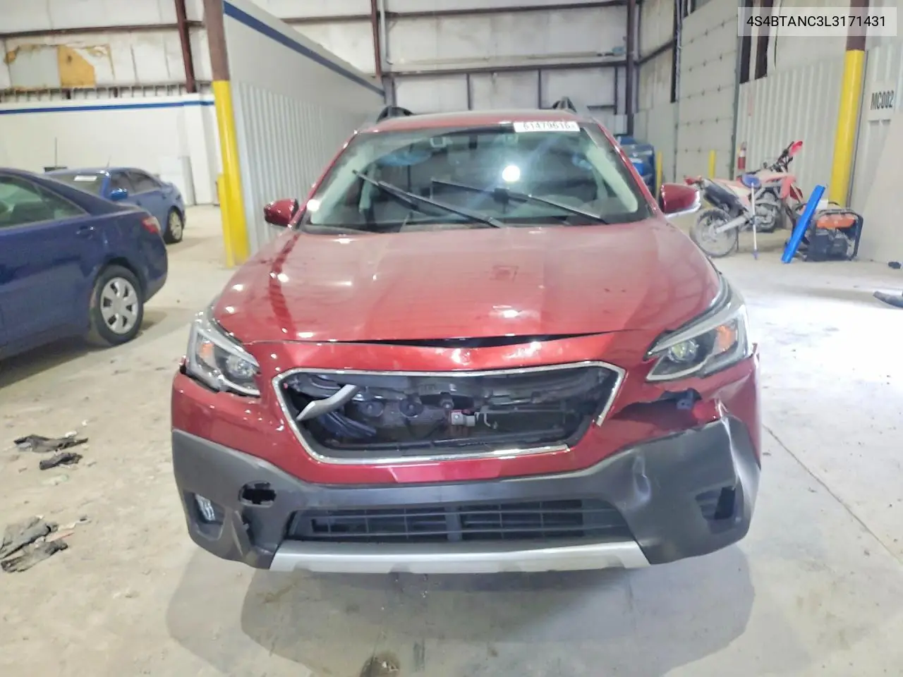 2020 Subaru Outback Limited VIN: 4S4BTANC3L3171431 Lot: 61479616
