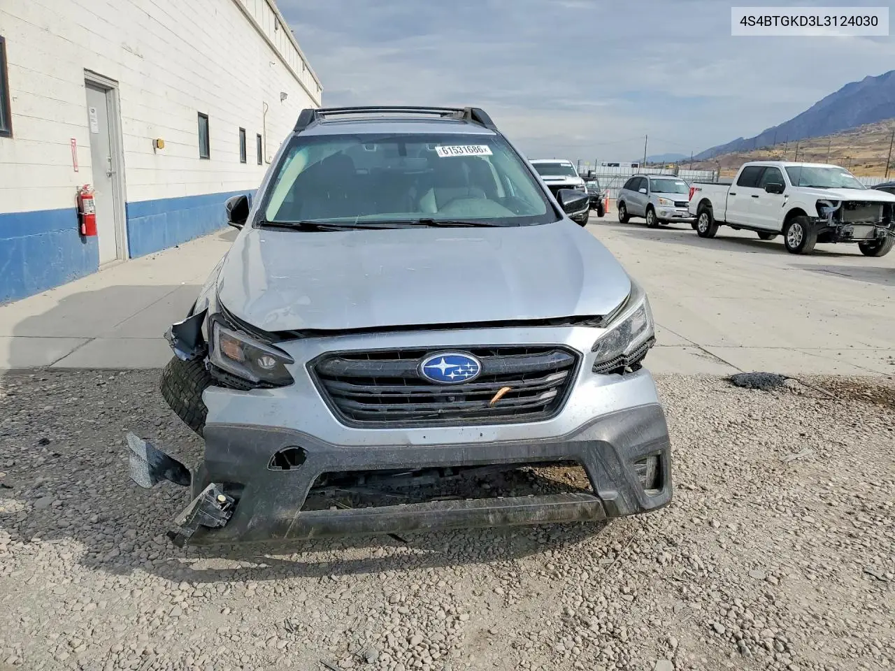 2020 Subaru Outback Onyx Edition Xt VIN: 4S4BTGKD3L3124030 Lot: 61531686