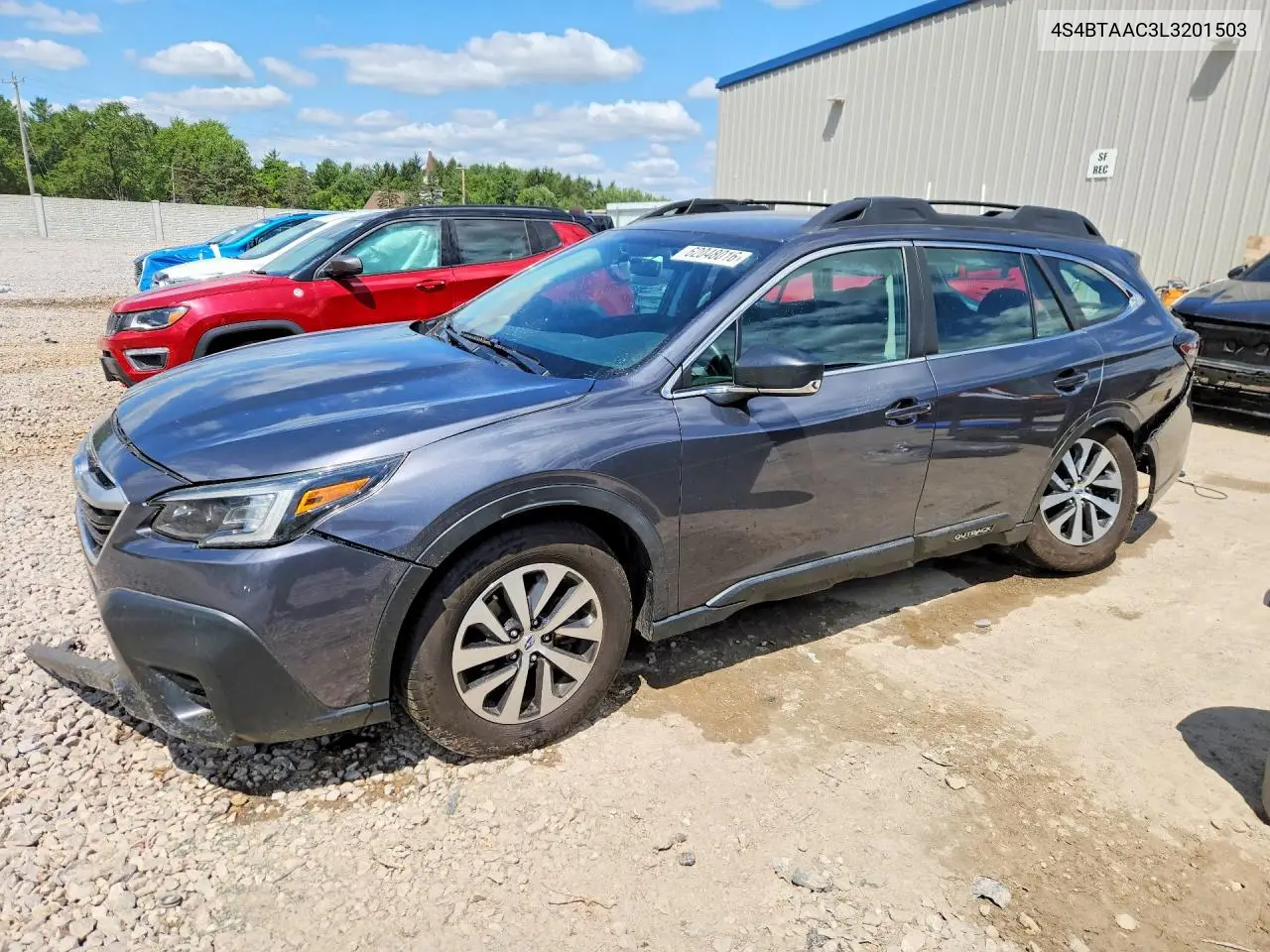 2020 Subaru Outback VIN: 4S4BTAAC3L3201503 Lot: 62048016