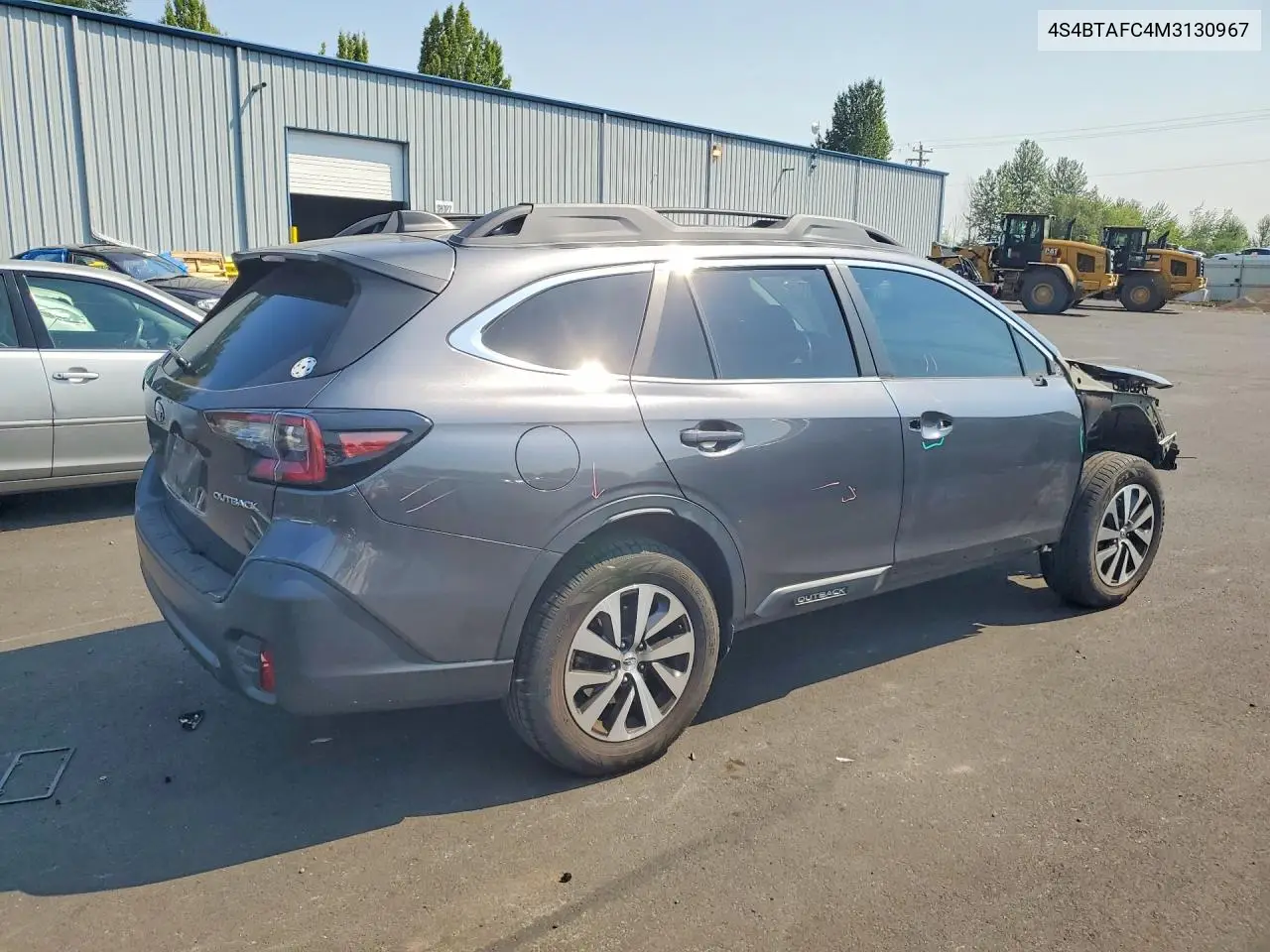 2021 Subaru Outback Premium VIN: 4S4BTAFC4M3130967 Lot: 61810906