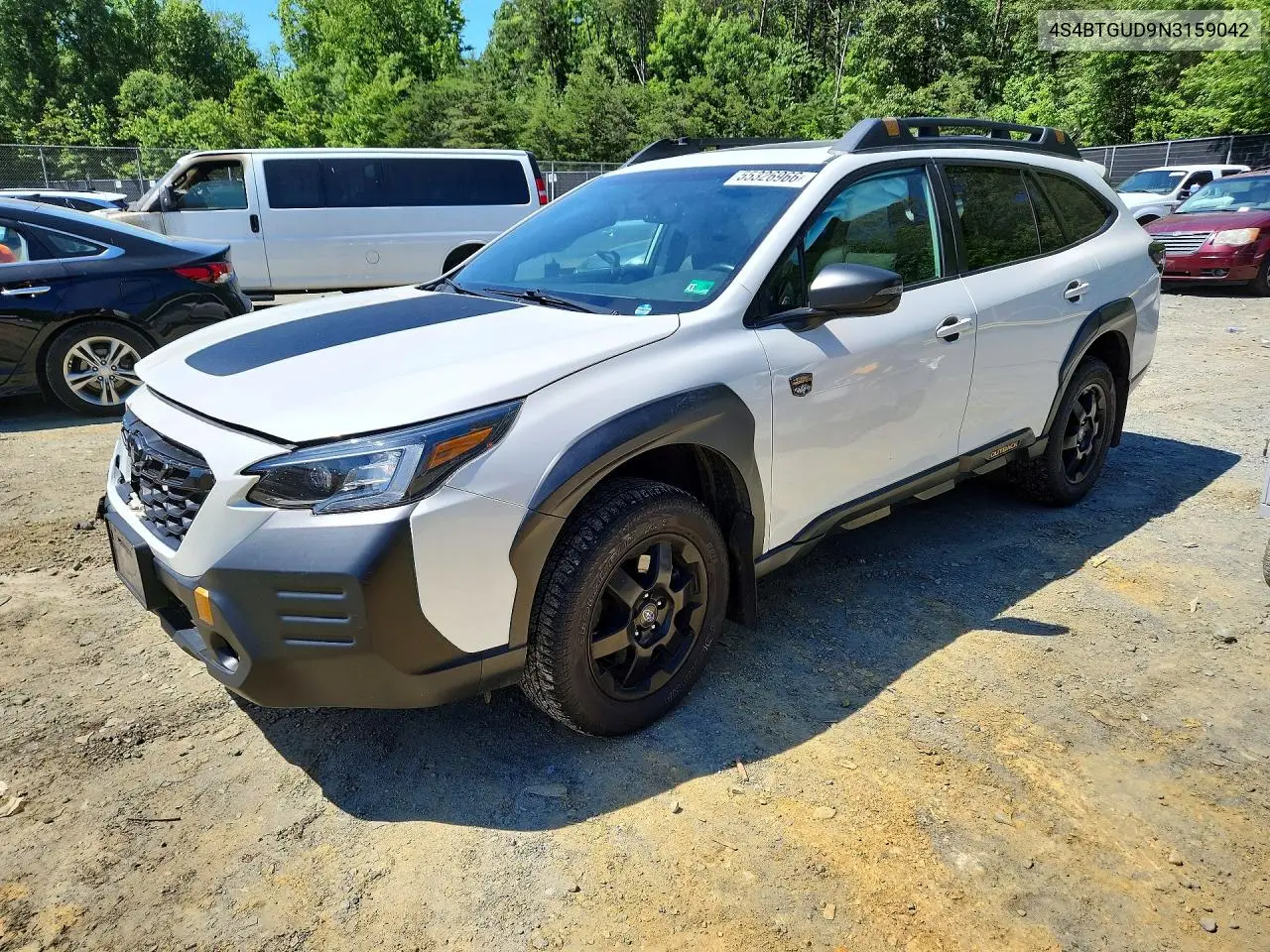 2022 Subaru Outback Wilderness VIN: 4S4BTGUD9N3159042 Lot: 55326966