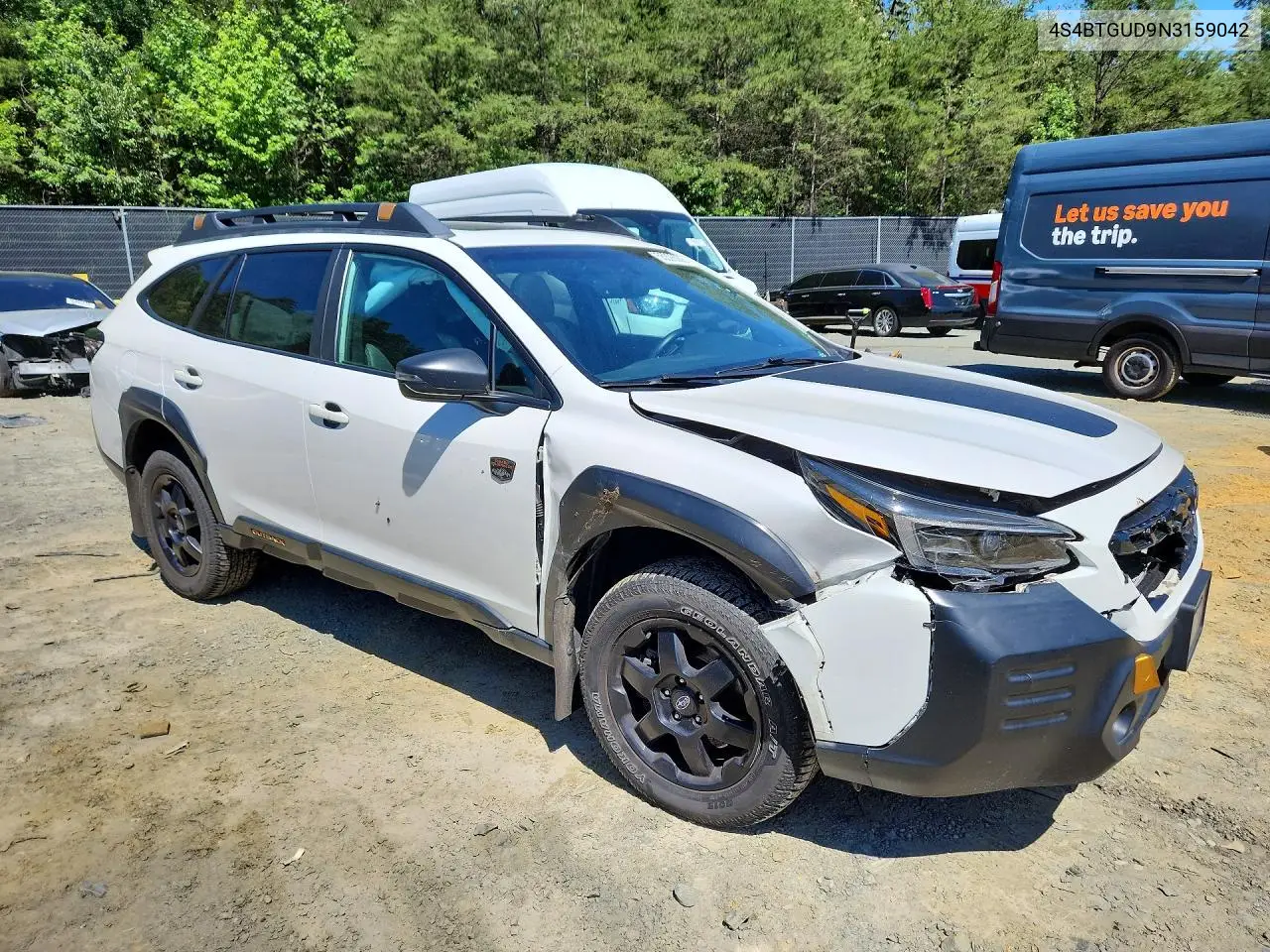 2022 Subaru Outback Wilderness VIN: 4S4BTGUD9N3159042 Lot: 55326966