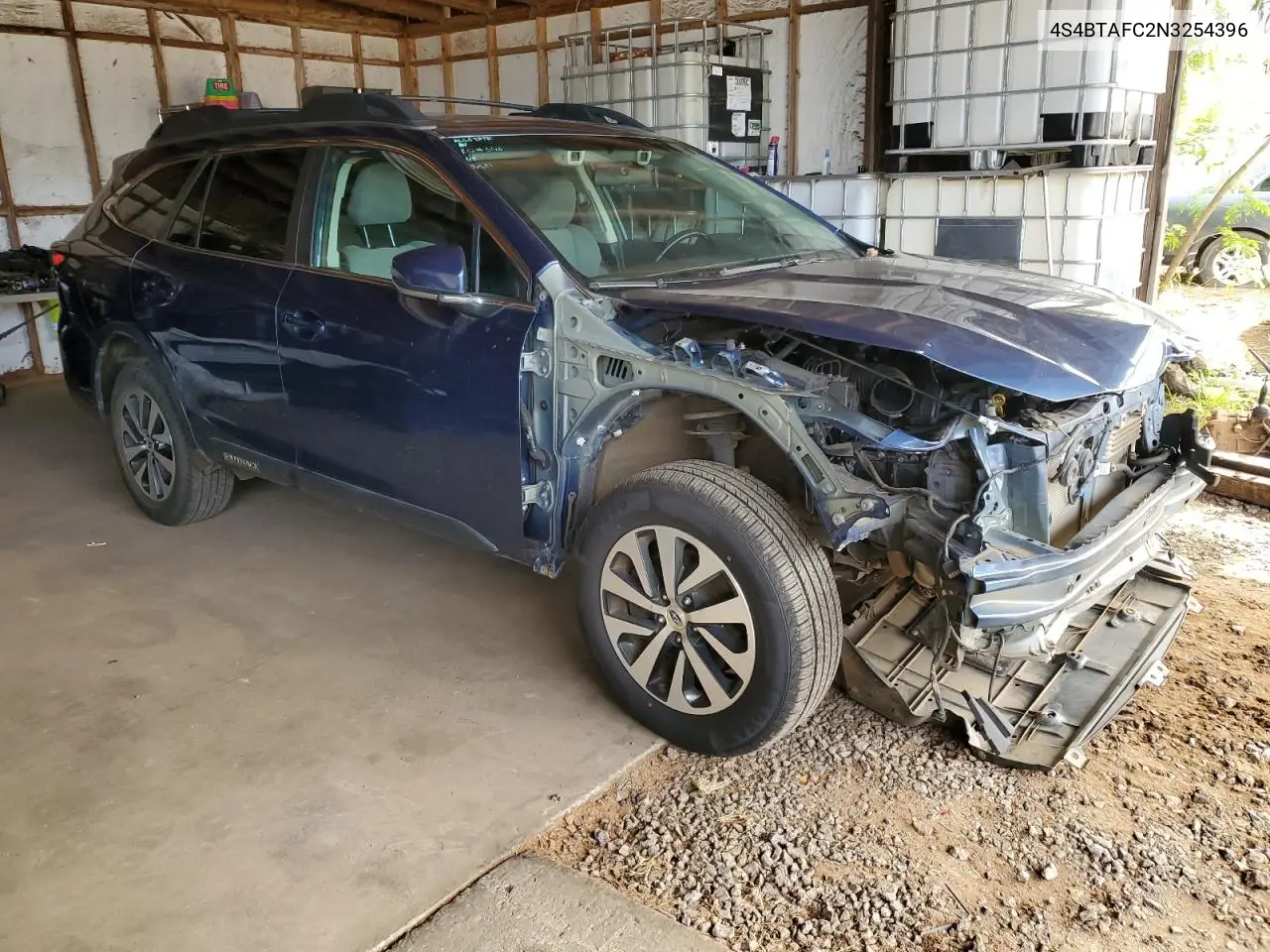 4S4BTAFC2N3254396 2022 Subaru Outback Premium