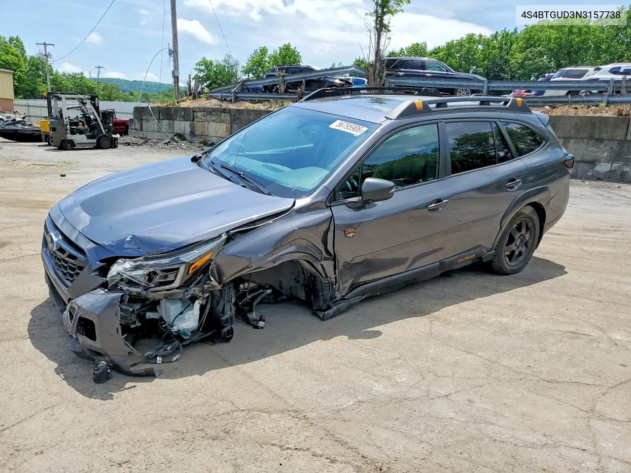 2022 Subaru Outback Wilderness VIN: 4S4BTGUD3N3157738 Lot: 56795906
