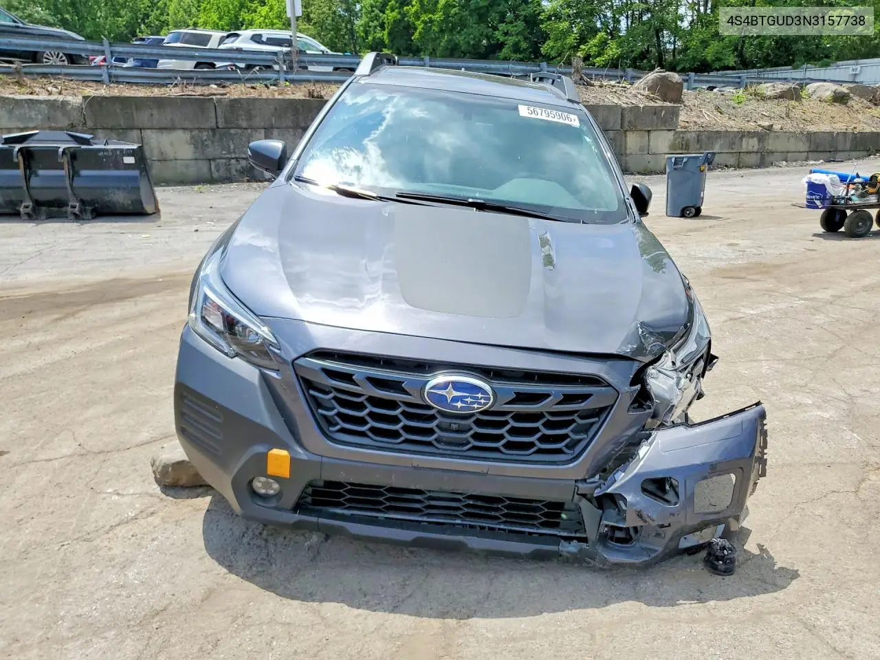 2022 Subaru Outback Wilderness VIN: 4S4BTGUD3N3157738 Lot: 56795906