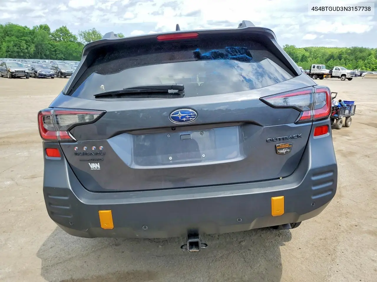 2022 Subaru Outback Wilderness VIN: 4S4BTGUD3N3157738 Lot: 56795906