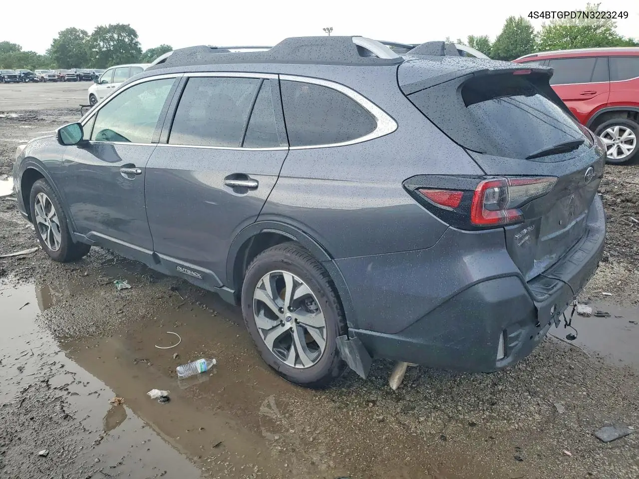 2022 Subaru Outback Touring VIN: 4S4BTGPD7N3223249 Lot: 56936656