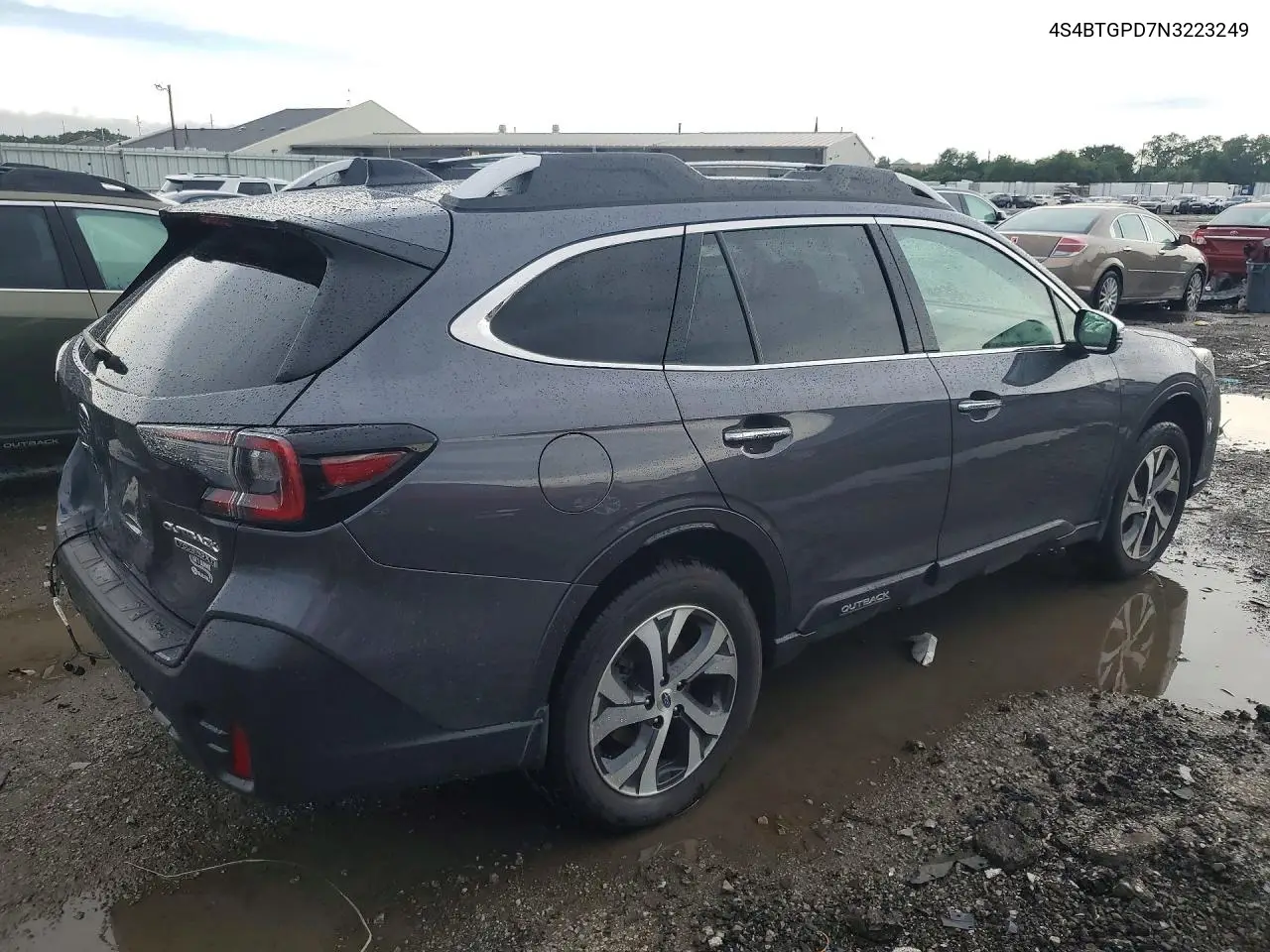 2022 Subaru Outback Touring VIN: 4S4BTGPD7N3223249 Lot: 56936656