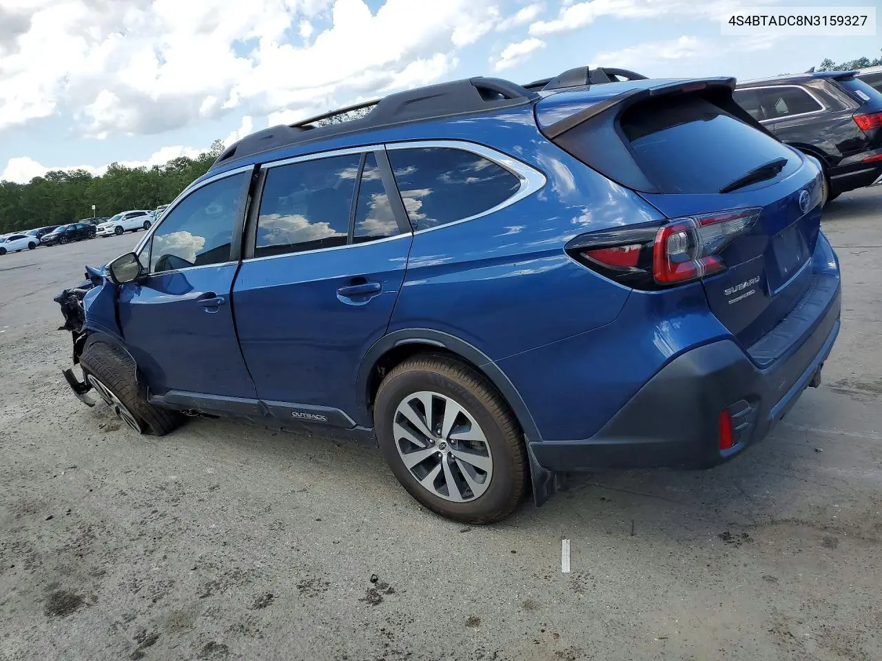 2022 Subaru Outback Premium VIN: 4S4BTADC8N3159327 Lot: 56974276