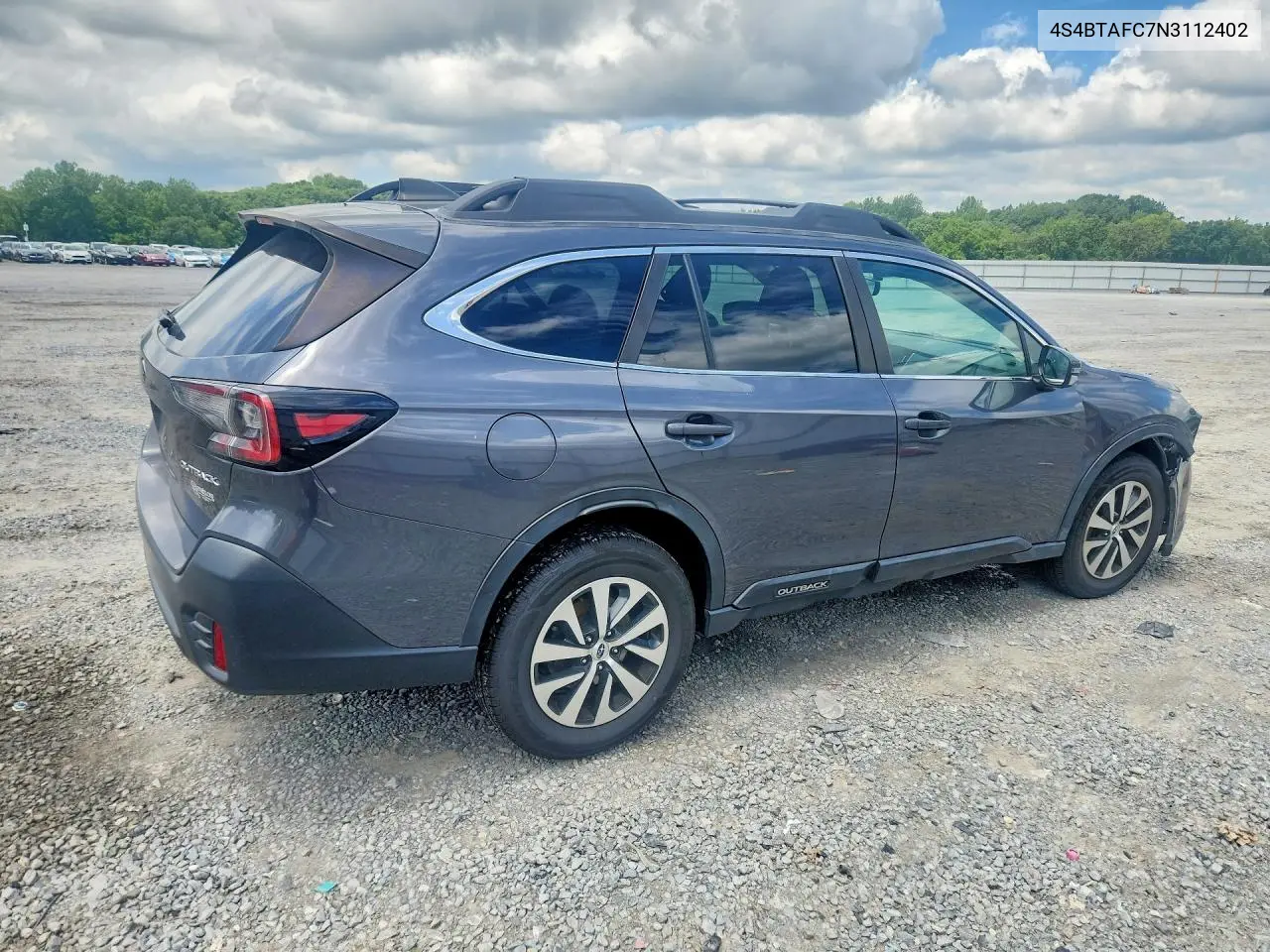 2022 Subaru Outback Premium VIN: 4S4BTAFC7N3112402 Lot: 60454246