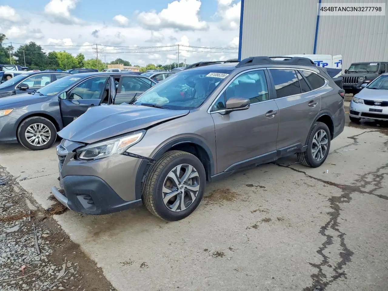 2022 Subaru Outback Limited VIN: 4S4BTANC3N3277798 Lot: 61086356
