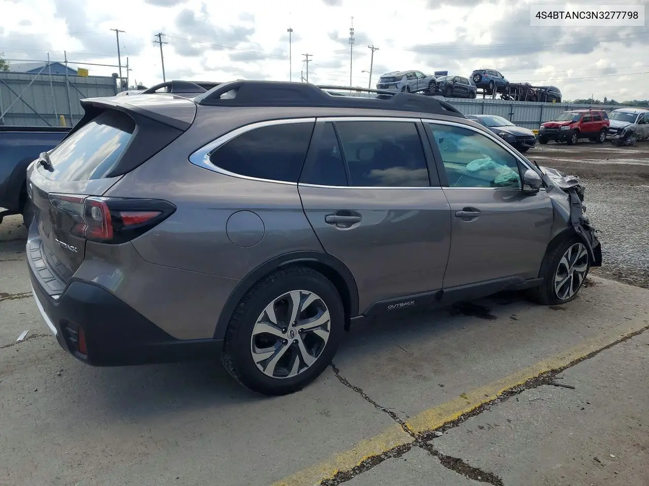 2022 Subaru Outback Limited VIN: 4S4BTANC3N3277798 Lot: 61086356