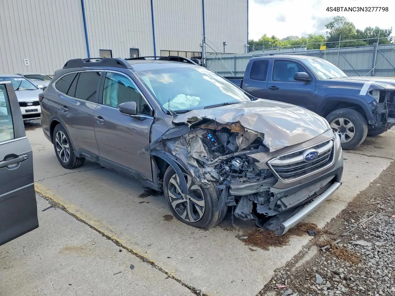 2022 Subaru Outback Limited VIN: 4S4BTANC3N3277798 Lot: 61086356