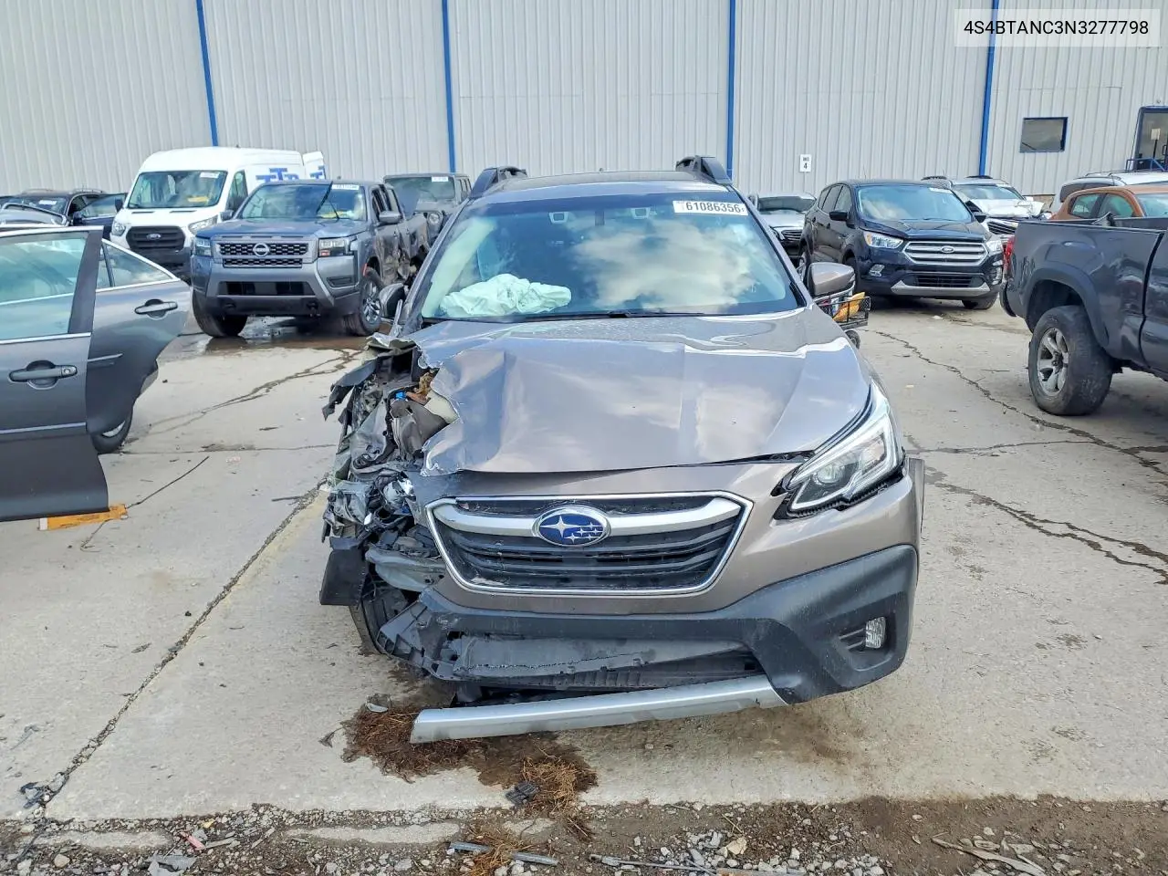 2022 Subaru Outback Limited VIN: 4S4BTANC3N3277798 Lot: 61086356