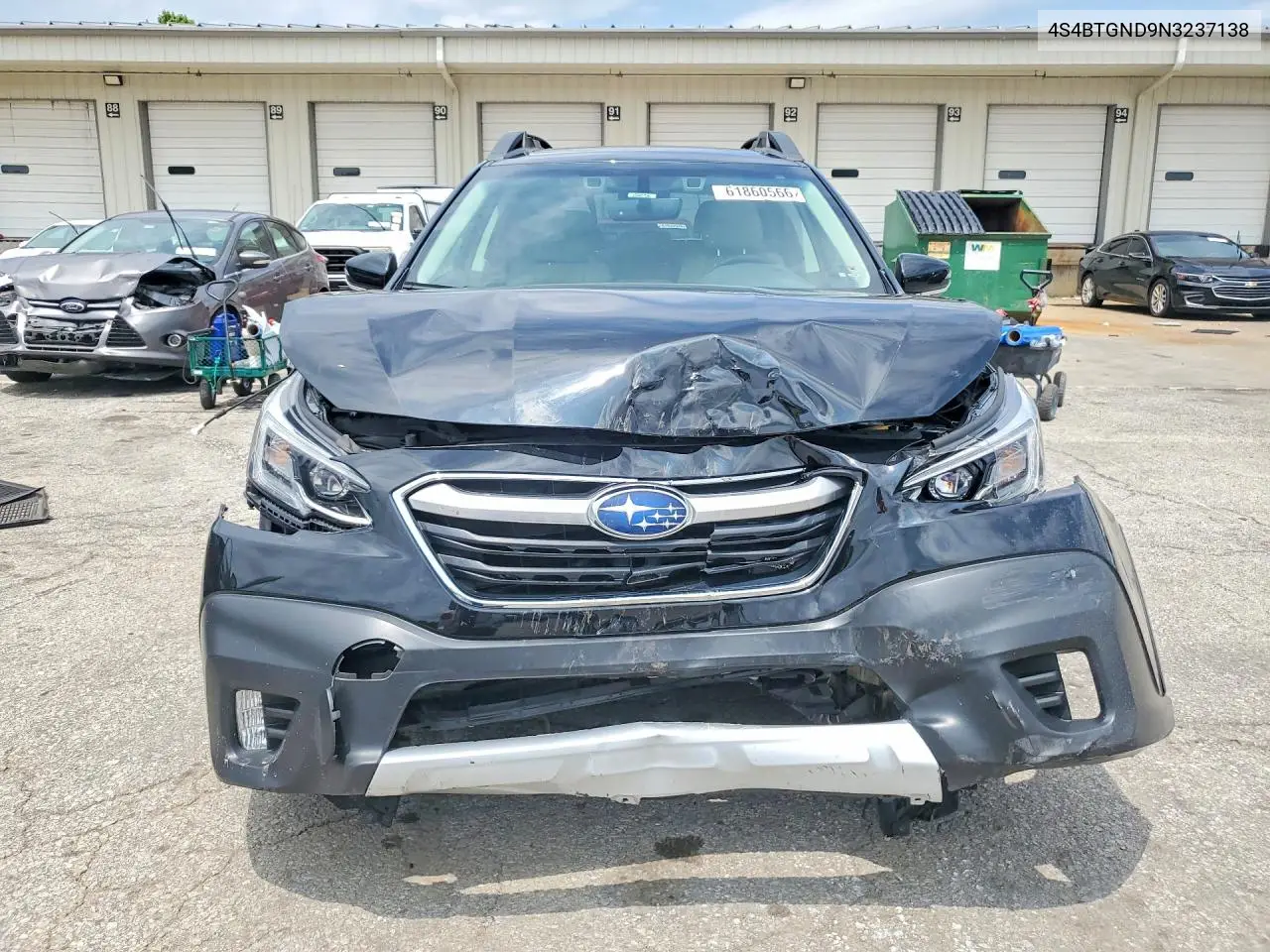 2022 Subaru Outback Limited Xt VIN: 4S4BTGND9N3237138 Lot: 61860566